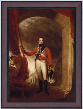 framed  Sir Thomas Lawrence Arthur Wellesley,First Duke of Wellington (mk25), Ta3078-1